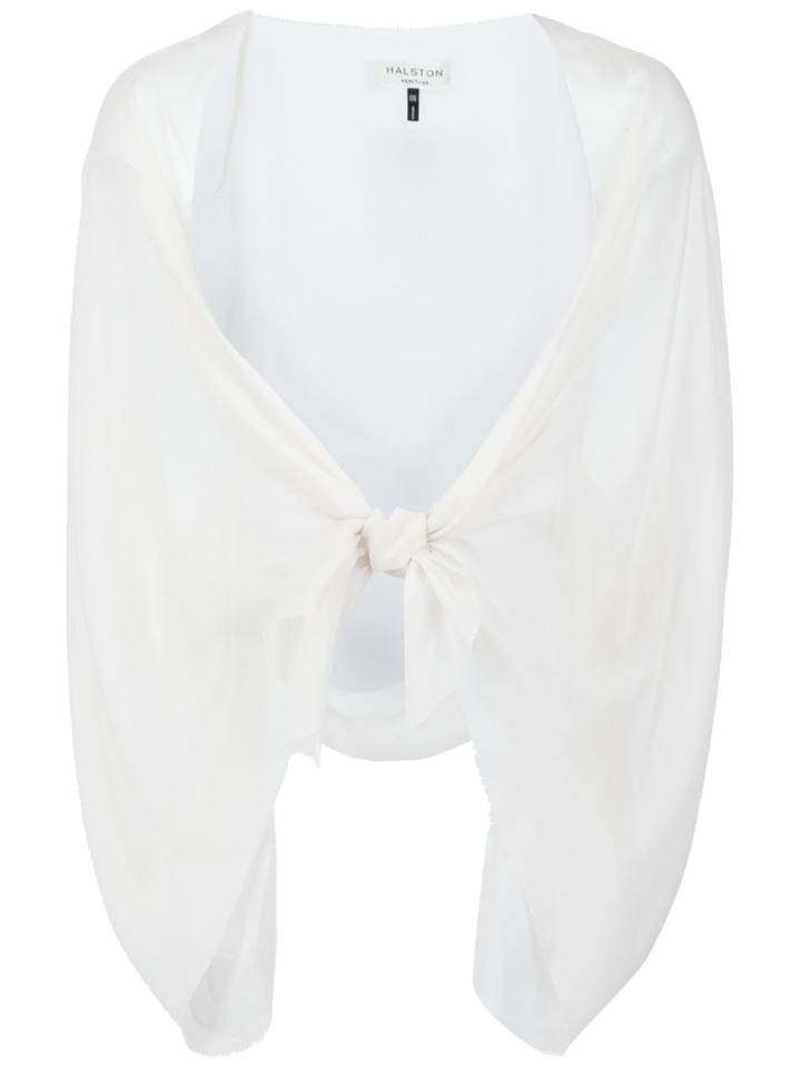 Halston Heritage Sheer Bolero