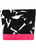 Marni Large Printed Clutch Bag - Black