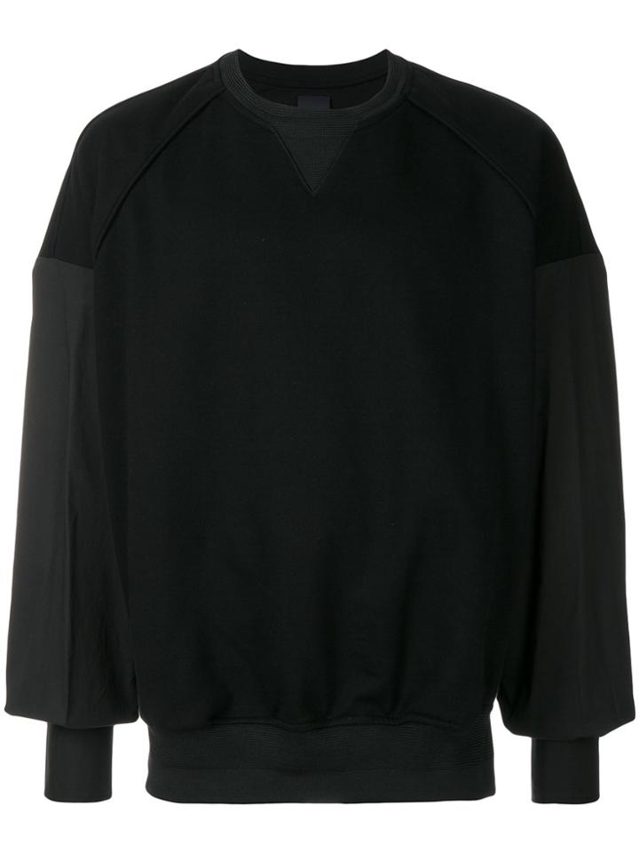 Juun.j Cuffed Sweatshirt - Black