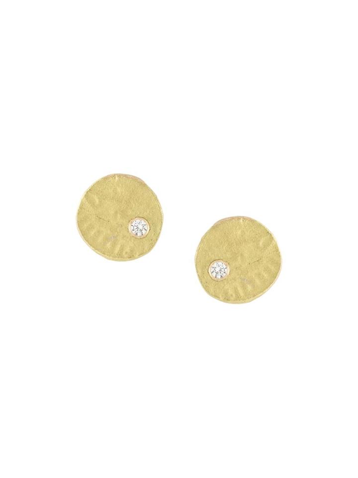 Orit Elhanati 'the String' Single Diamond Stud Earring - Metallic