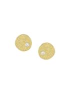 Orit Elhanati 'the String' Single Diamond Stud Earring - Metallic