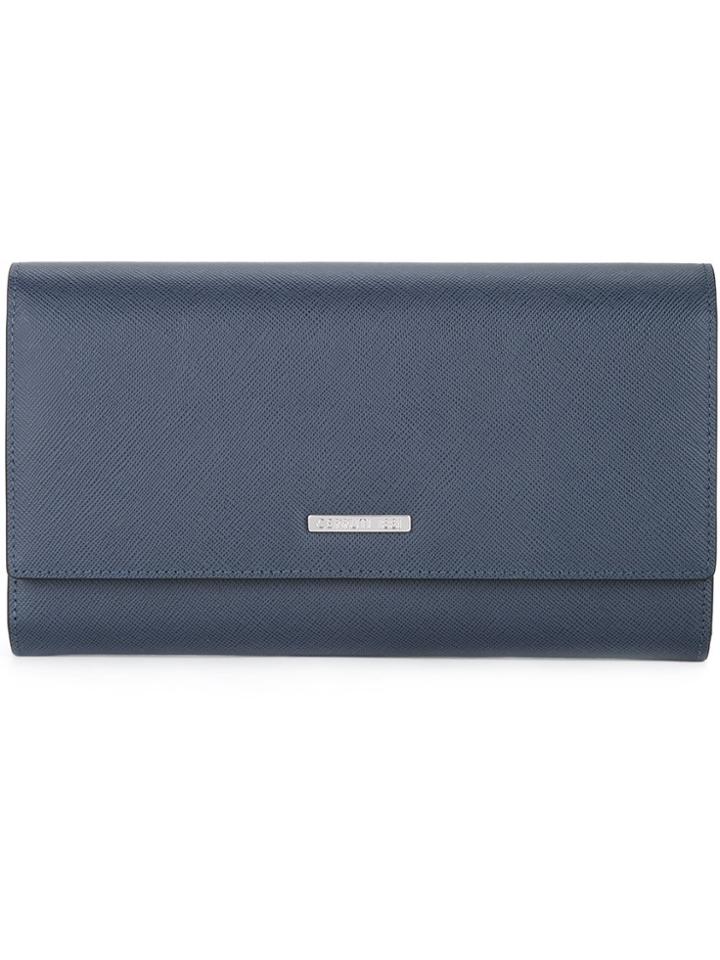 Cerruti 1881 Logo Plaque Wallet - Blue