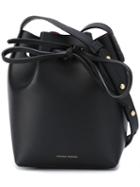 Mansur Gavriel Mini Bucket Crossbody Bag, Women's, Black, Leather