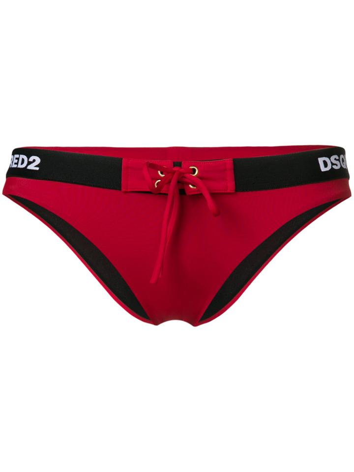 Dsquared2 Logo Bikini Bottoms