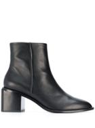 Clergerie Xenia Block Heel Ankle Boots - Black