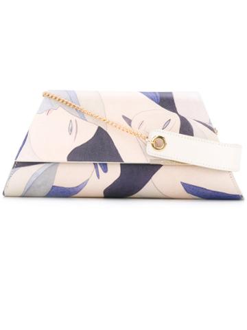 Onesixone - Kelly Becman Clutch - Women - Leather - One Size, Blue, Leather