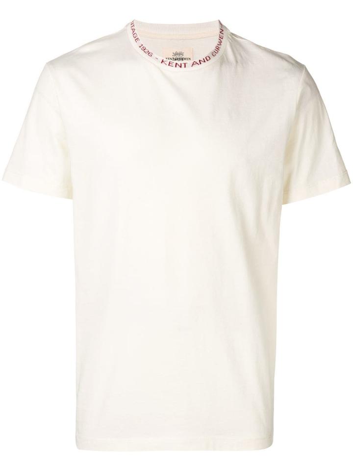 Kent & Curwen Short Sleeved T-shirt - White