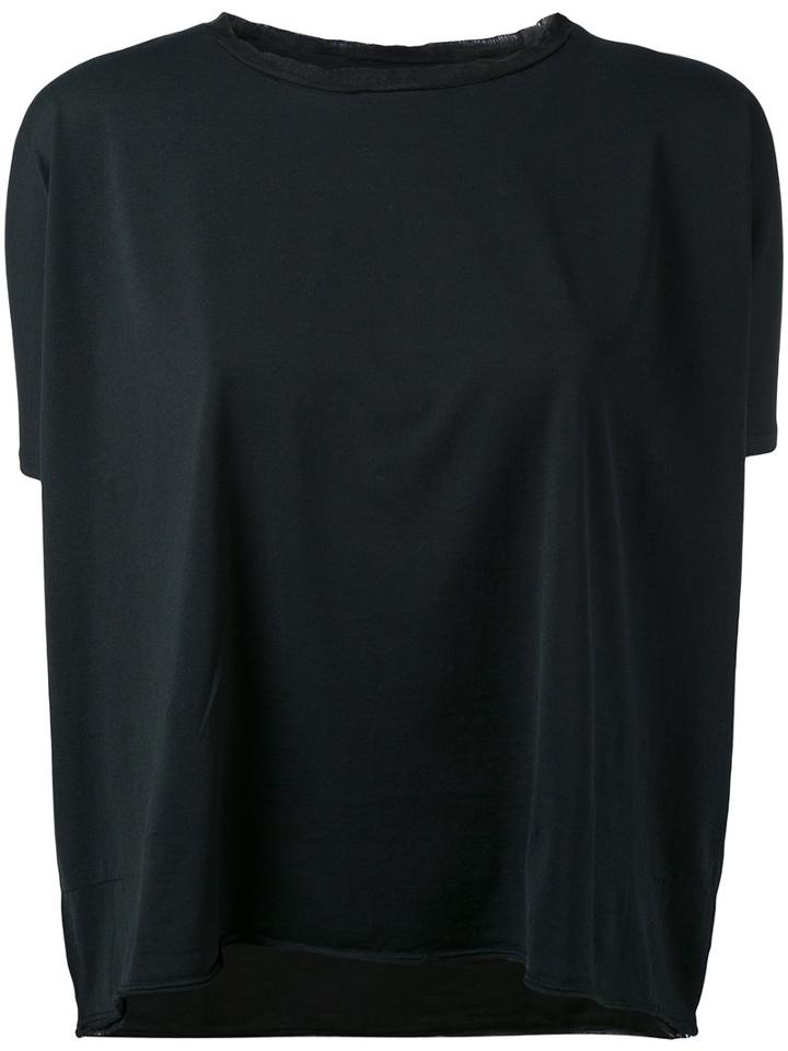 Trapeze Top - Women - Cotton - 3, Black, Cotton, Kristensen Du Nord