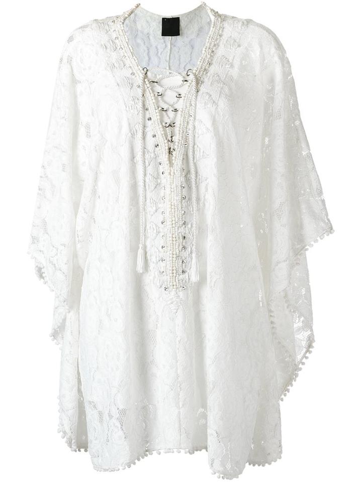 Andrea Bogosian Lace Dress, Women's, Size: P, White, Polyamide/viscose