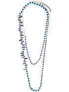 Rosantica Tonal Beaded Necklace - Blue
