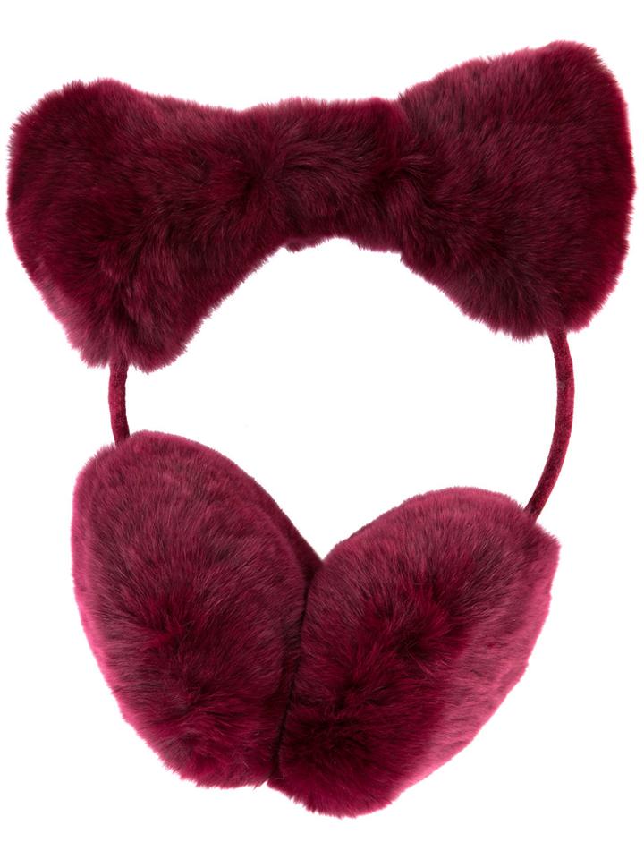 Liska Bow Detail Earplugs - Red