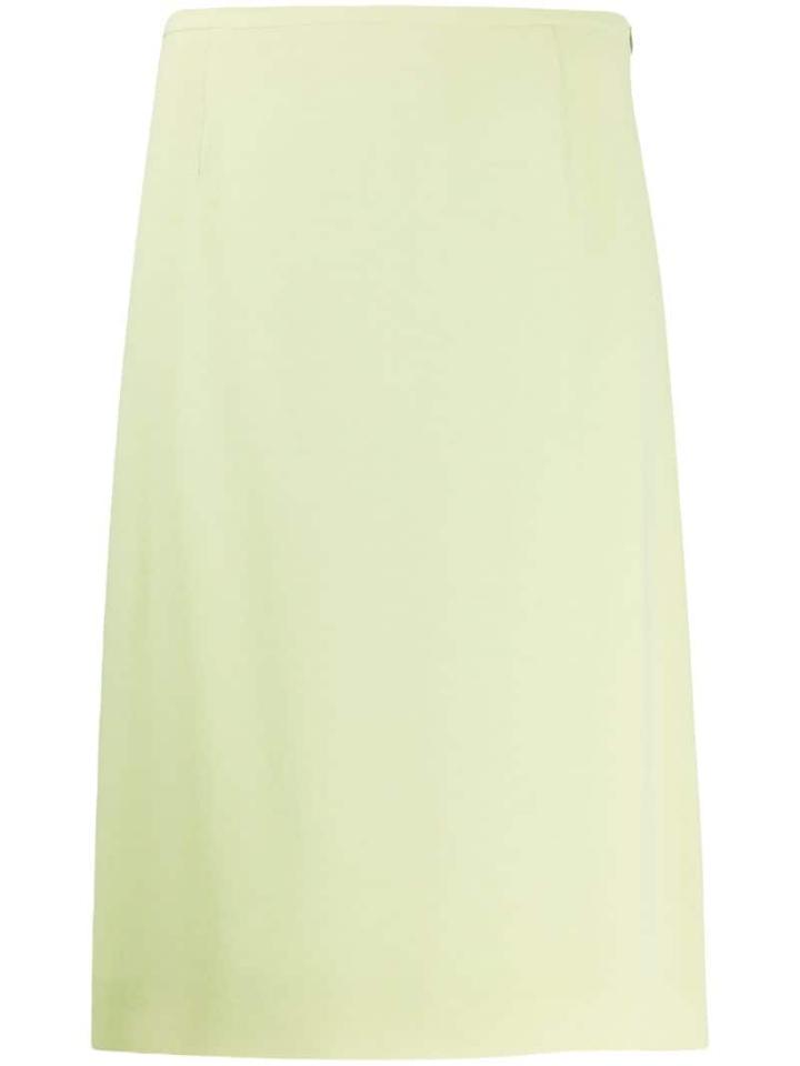Jean Louis Scherrer Pre-owned 1990's Straight-cut Skirt - Green