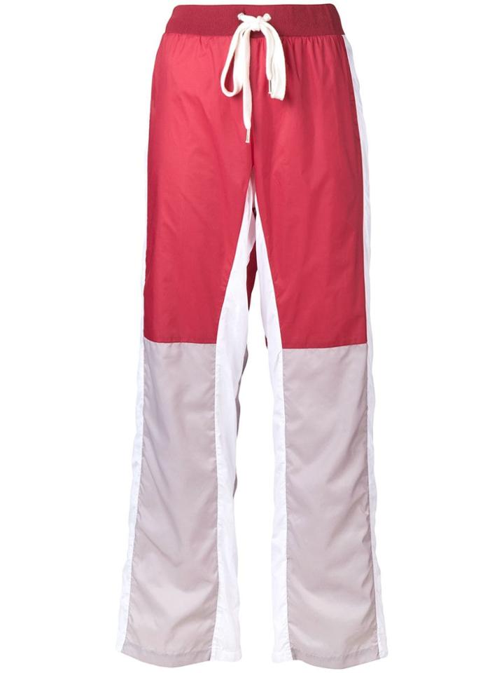 Each X Other Color Block Track Trousers - Red
