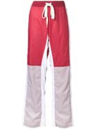 Each X Other Color Block Track Trousers - Red