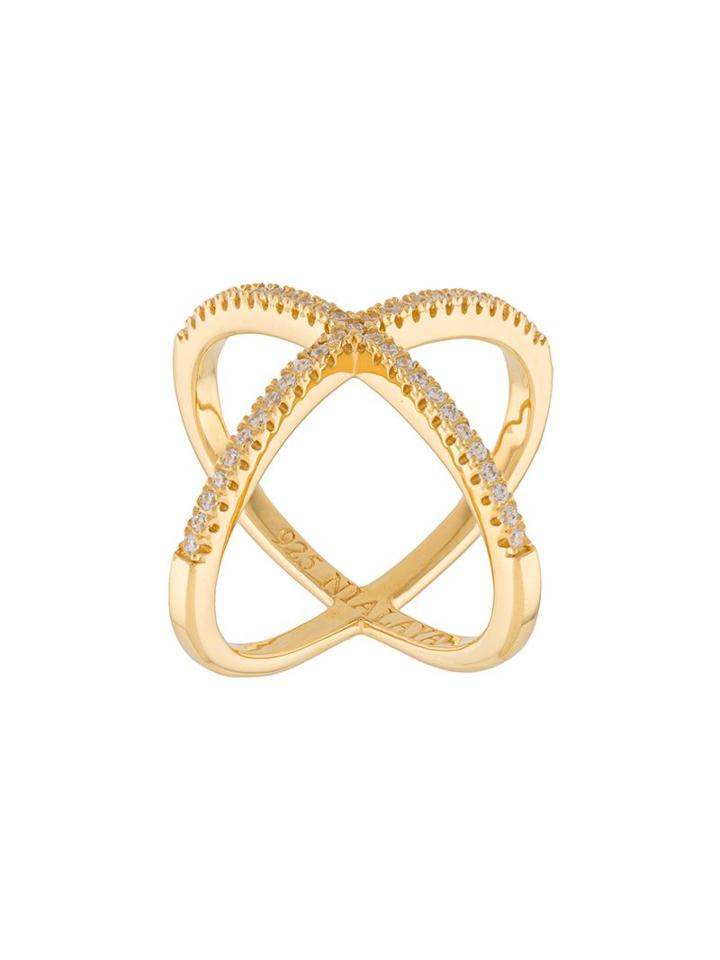 Nialaya Jewelry Crossover Ring