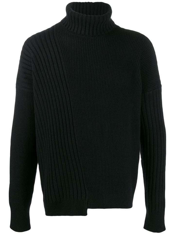 Falke Ribbed Oversized Jumper - Black