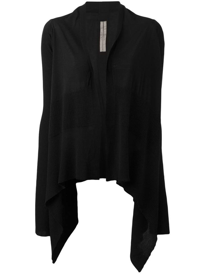 Rick Owens Medium Wrap Cardigan - Black