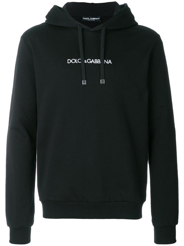 Dolce & Gabbana Logo Hoody - Black