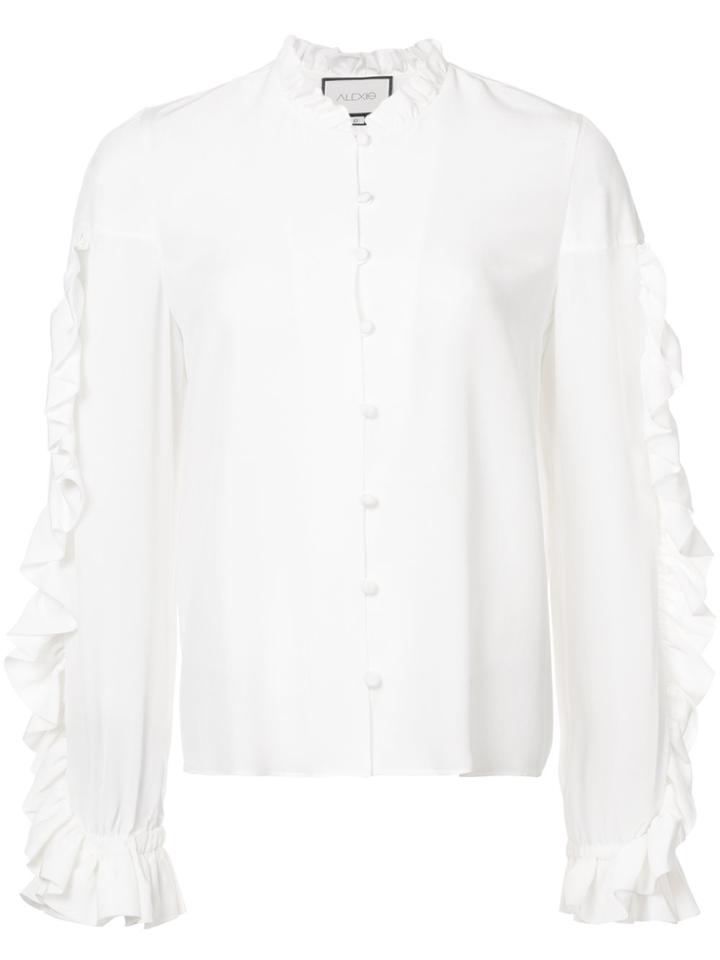 Alexis Rocio Flared Shirt - White