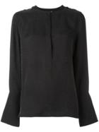 Alexis Rocio Flared Shirt - White