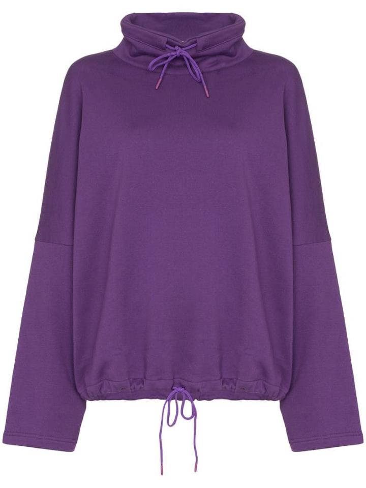 Martine Rose Batwing-sleeve Oversized Sweatshirt - Purple