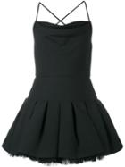 Valentino Ballet Mini Dress, Women's, Size: 38, Black, Virgin Wool/silk/polyamide