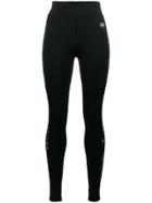 Plein Sport Lace Panel Leggings - Black