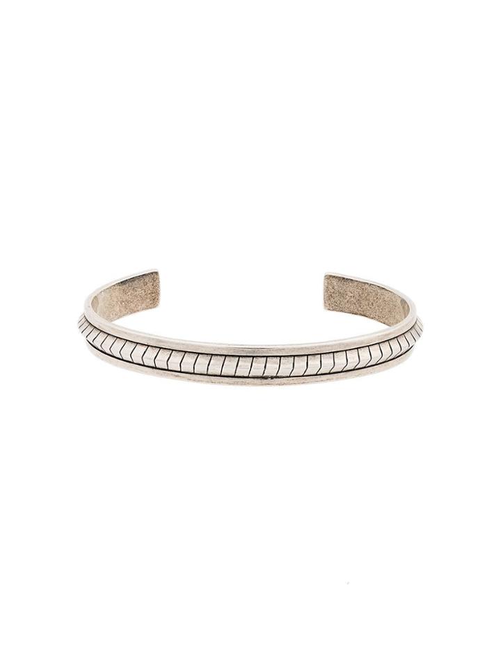 Saint Laurent Large Bracelet - Metallic