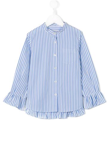 Simonetta - Striped Shirt - Kids - Cotton - 12 Yrs, Blue