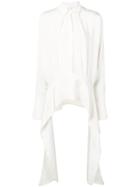Victoria Victoria Beckham Side Tie Shirt - White