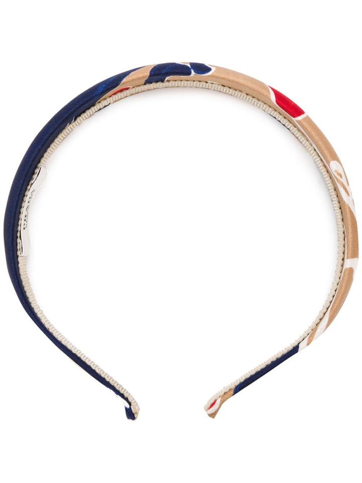 Prada Floral Hair Band - Neutrals