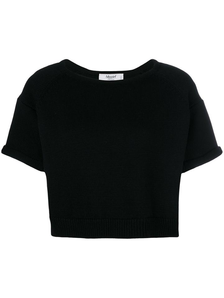 Blugirl Classic Knitted Top - Black
