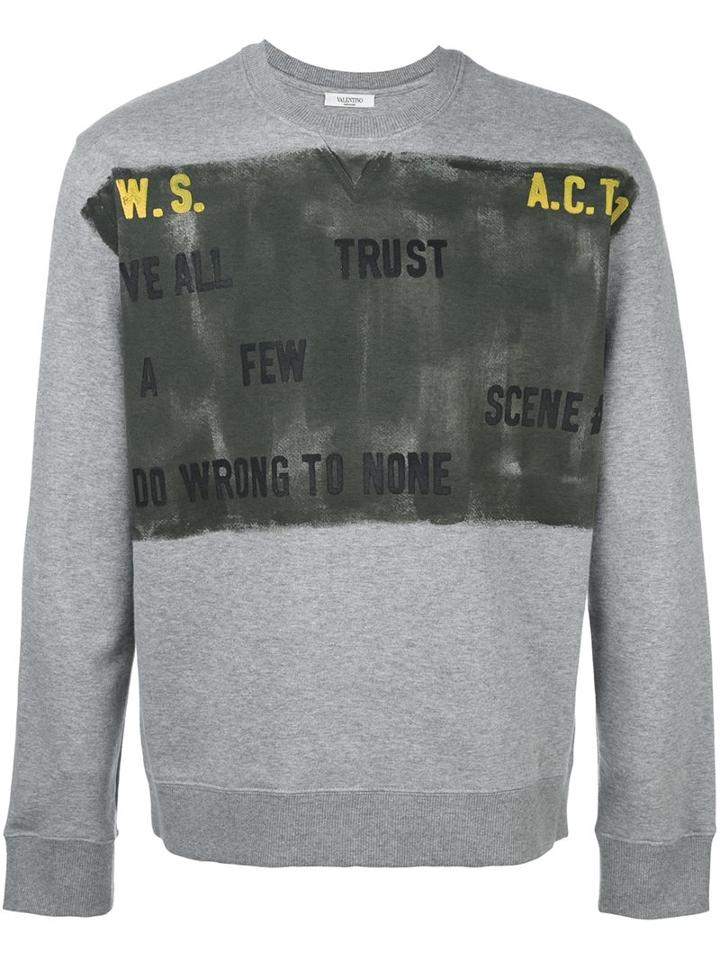 Valentino Printed Sweatshirt