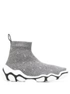 Red Valentino Red(v) Glam Run Sneakers - Silver