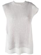 3.1 Phillip Lim Layered Ribbed Tank Top