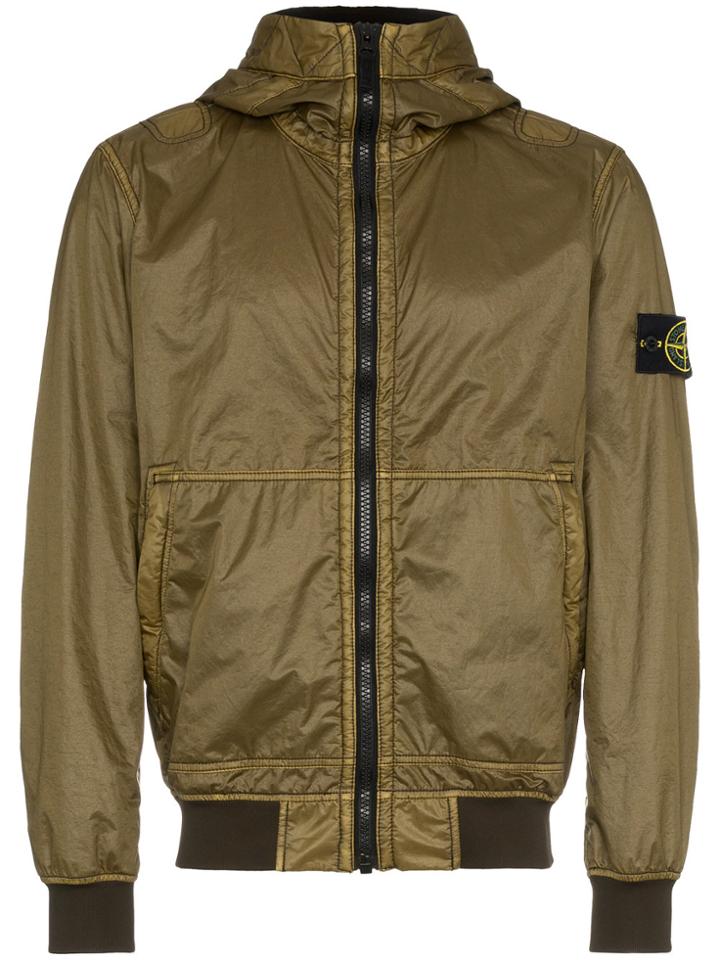 Stone Island Olive Light Jacket - Green