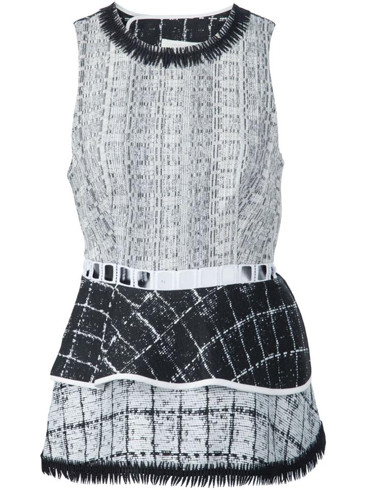 Jonathan Simkhai Double Peplum Hem Top