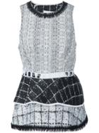 Jonathan Simkhai Double Peplum Hem Top