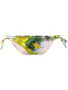 Versace Leaf Print Bikini - Multicolour