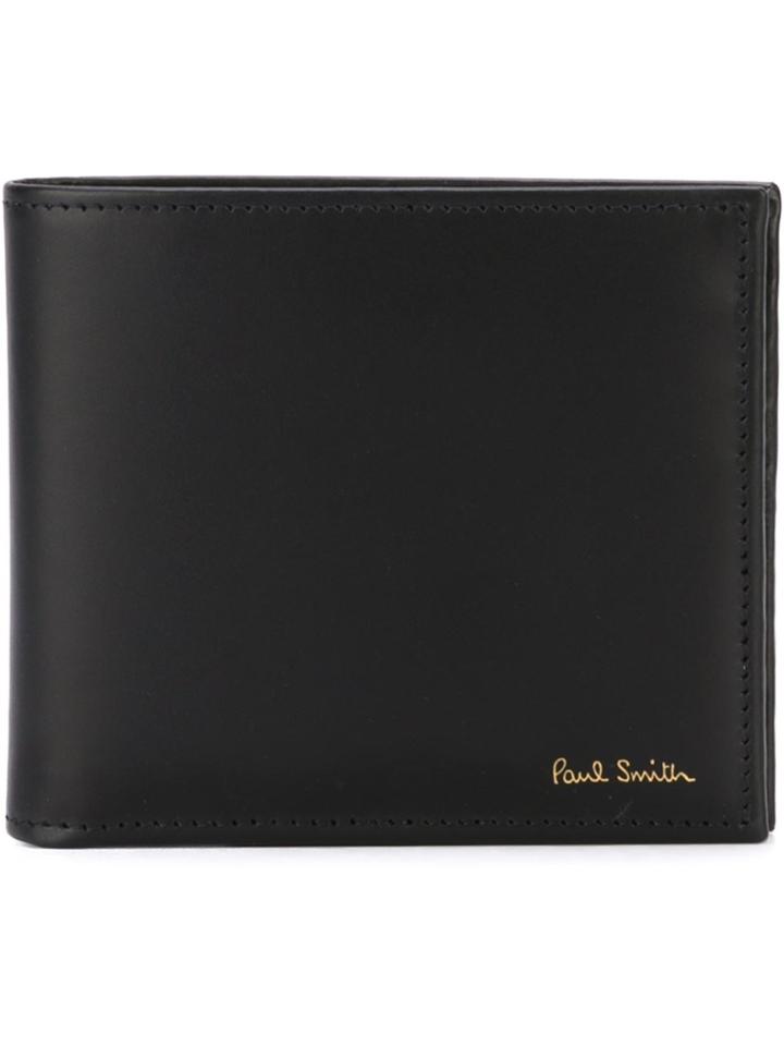Paul Smith Striped Interior Wallet - Black