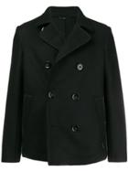 Dondup Double-breasted Fitted Coat - Black