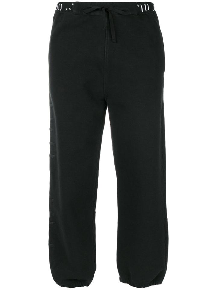 Unravel Project Cropped Tailored Trousers - Black