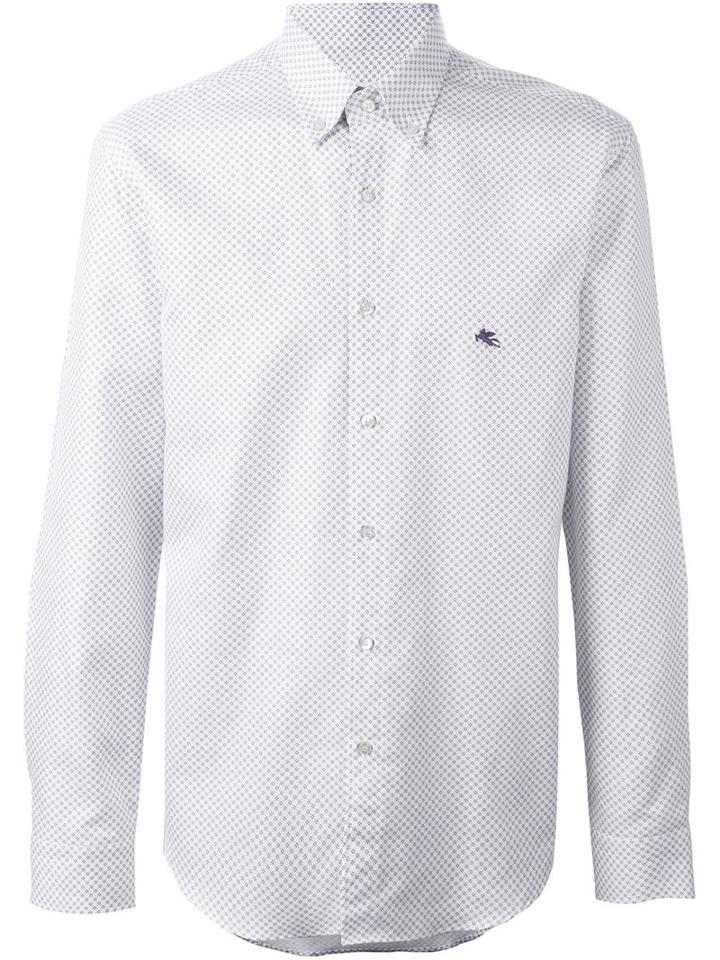 Etro Embroidered Button Down Shirt