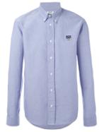 Kenzo 'tiger' Oxford Shirt, Men's, Size: Xl, Blue, Cotton