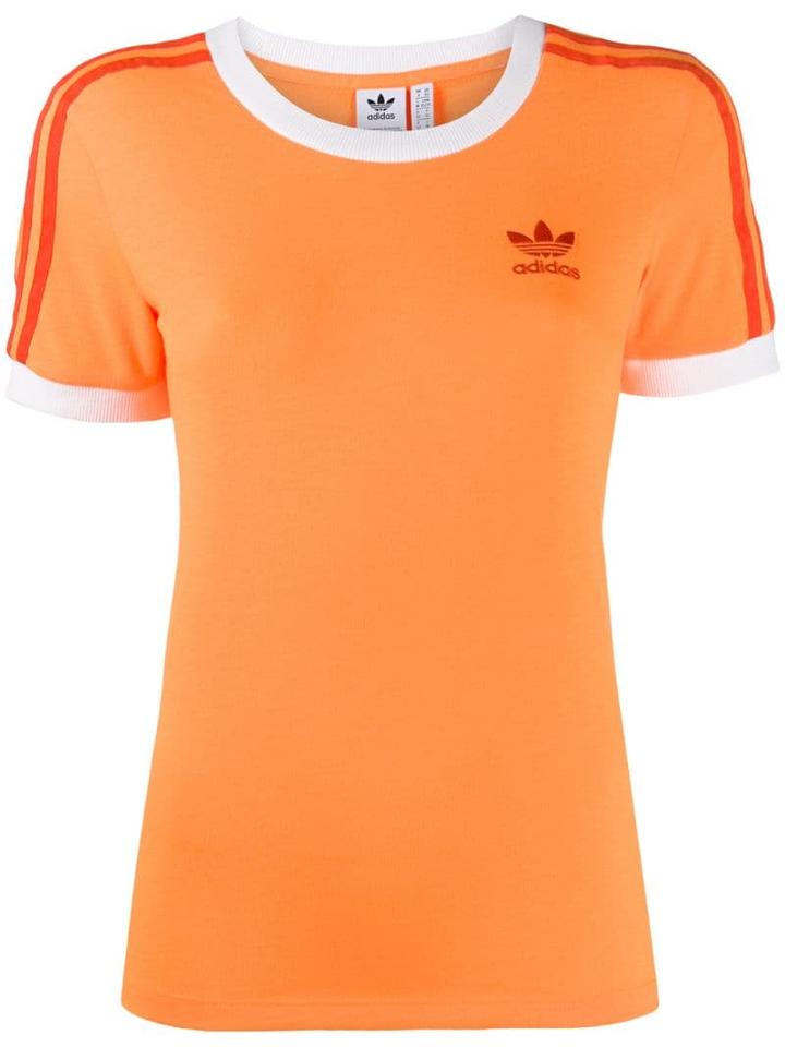 Adidas Embroidered Logo T-shirt - Orange