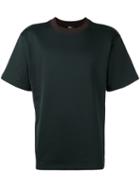 Kolor - Ribbed Neck T-shirt - Men - Cotton/nylon - 3, Black, Cotton/nylon