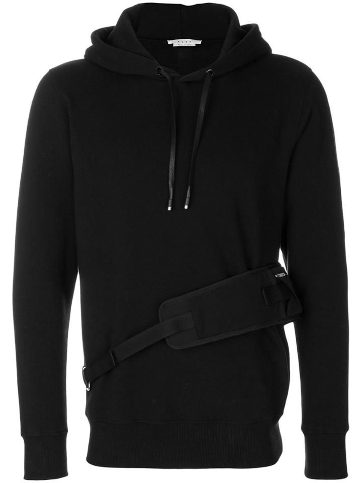 Alyx Hoddie With Utility Waist Belt - Black