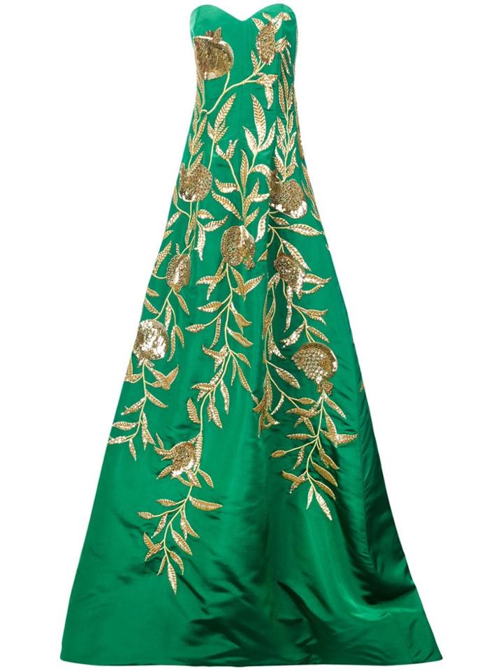 Oscar De La Renta Oscar De La Renta 18fe051faiemr Emerald With Gold