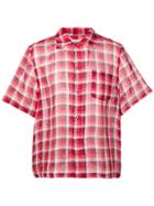 Our Legacy Short Sleeved Box Shirt - Red