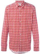 Ps By Paul Smith Rose Print Shirt, Men's, Size: Large, Grey, Cotton